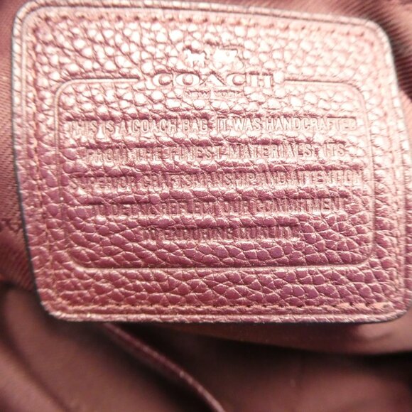 Coach Primrose Satchel  With Tea Rose missing the strap for cross body - Picture 11 of 13